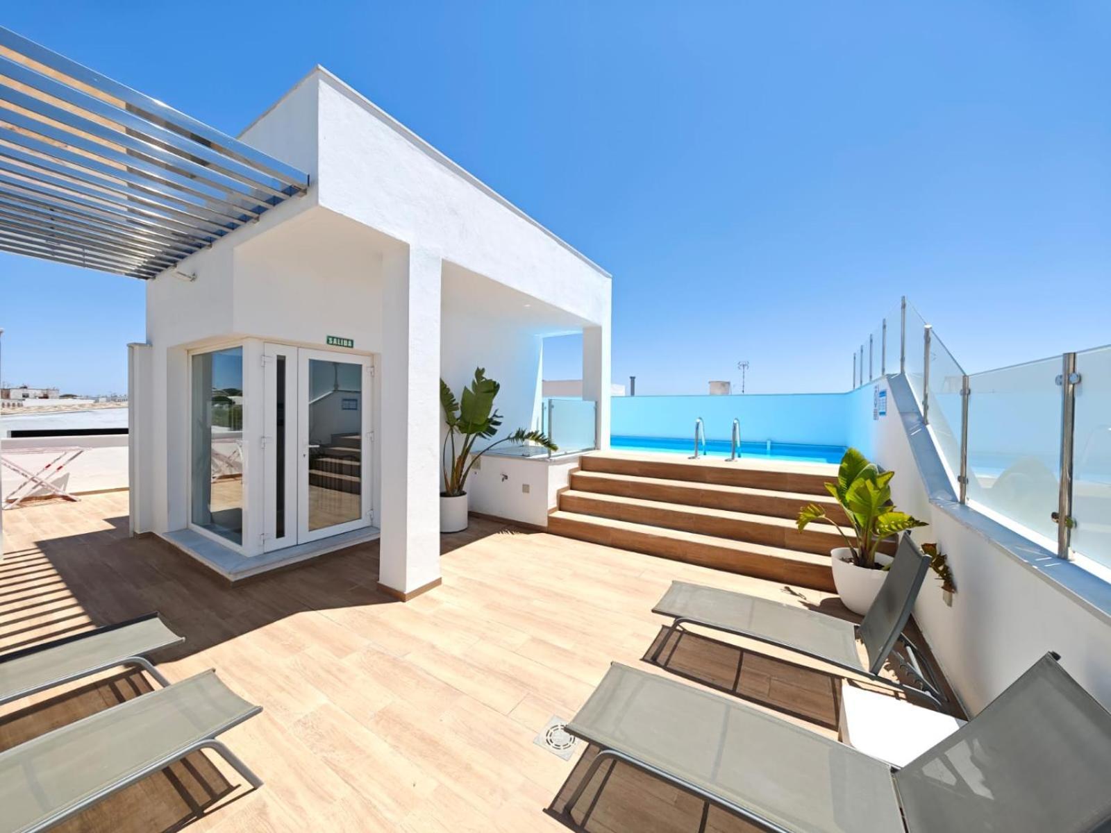 Apartamento A Estrenar En Planta Primera C Con Piscina Barbate Exterior foto